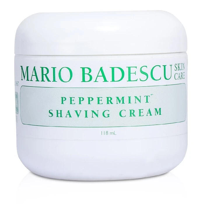 Mario Badescu Peppermint Shaving Cream 118ml 3 Mario Badescu Peppermint Shaving Cream 118ml
