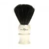 Edwin Jagger Imitation Ivory Shaving Brush (Black Synthetic)