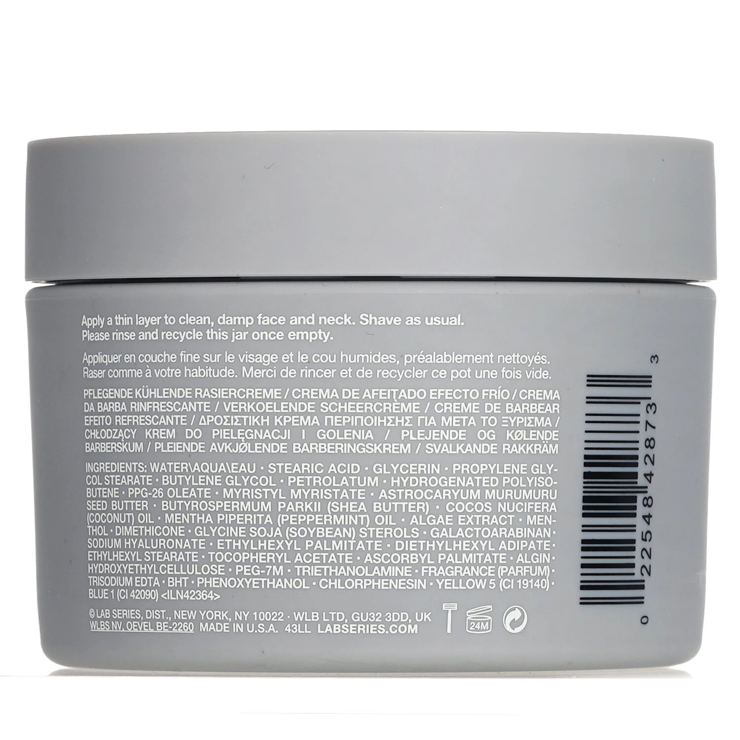 Lab Series Grooming Cooling Shave Cream 190ml 5 Lab Series Grooming Cooling Shave Cream 190ml - Image 3