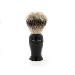 Edwin Jagger EJ106 Imitation Ebony Shaving Brush (Super Badger) -Shave Master Pro 3ej106lsb 1