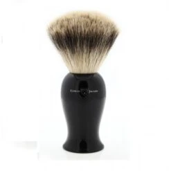 Edwin Jagger EJ106 Imitation Ebony Shaving Brush (Super Badger) -Shave Master Pro 5ej106dsb 1