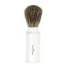 Edwin Jagger Pure Badger Travel Shaving Brush (White) 2 Edwin Jagger Pure Badger Travel Shaving Brush (White) -Shave Master Pro 81m538