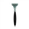 Edwin Jagger Bulbous Black Mach3 Razor -Shave Master Pro b6m3
