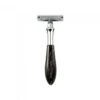 Edwin Jagger Plaza Imitation Black Marble DE Razor + Free Feather Blades -Shave Master Pro bmpsr 1