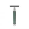 Edwin Jagger 3ONE6 Stainless Steel Anodised Green DE Safety Razor
