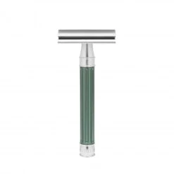 Edwin Jagger 3ONE6 Stainless Steel Anodised Green DE Safety Razor