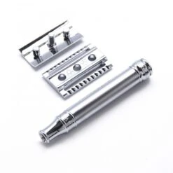 Edwin Jagger DE89 Chrome Barley DE Safety Razor (Closed Comb) -Shave Master Pro de89ba11bl deconstruct