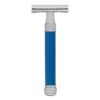 Edwin Jagger DE83 Long Blue DE Safety Razor (Closed Comb) 2 Edwin Jagger DE83 Long Blue DE Safety Razor (Closed Comb) -Shave Master Pro del83bl front