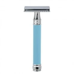 Edwin Jagger Long Blue DE Safety Razor (Closed Comb)