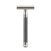 Edwin Jagger 3ONE6 Stainless Steel Grey DE Safety Razor -Shave Master Pro dess5bl 5