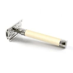 Edwin Jagger 3ONE6 Stainless Steel Imitation Ivory DE Safety Razor -Shave Master Pro dess7bl 2