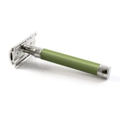 Edwin Jagger 3ONE6 Stainless Steel Green DE Safety Razor -Shave Master Pro dess8bl 2