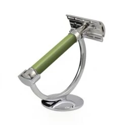 Edwin Jagger 3ONE6 Stainless Steel Green DE Safety Razor -Shave Master Pro dess8bl 3