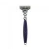 Edwin Jagger Bulbous Blue Mach 3 Razor -Shave Master Pro edwin jagger blue bulbous mach 3 razor 2