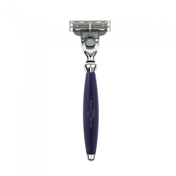 Edwin Jagger Bulbous Blue Mach 3 Razor 3 Edwin Jagger Bulbous Blue Mach 3 Razor