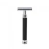 Edwin Jagger DE86 Long Black DE Safety Razor (Closed Comb)