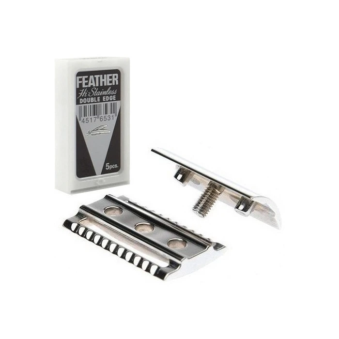 Edwin Jagger DE Razor Head & Blades 3 Edwin Jagger DE Razor Head & Blades