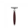 Edwin Jagger Bulbous Red DE Safety Razor + Free Feather Blades