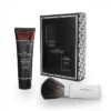 Edwin Jagger White Travel Shaving Brush Gift Set (Sandalwood) -Shave Master Pro edwin jagger white travel shaving brush gift set sandalwood 1 1