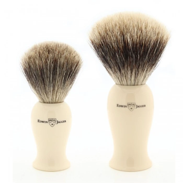 Edwin Jagger EJ107 Imitation Ivory Shaving Brush (Best Badger) 3 Edwin Jagger EJ107 Imitation Ivory Shaving Brush (Best Badger)