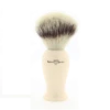Edwin Jagger Imitation Ivory Synthetic Silver Tip Shaving Brush (Deluxe) -Shave Master Pro ej 5ej107dsynst deluxe imitation ivory