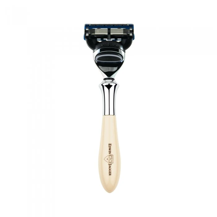 Edwin Jagger Plaza Imitation Ivory Fusion Razor 3 Edwin Jagger Plaza Imitation Ivory Fusion Razor