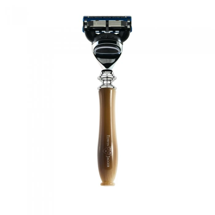 Edwin Jagger Chatsworth Imitation Horn Fusion Razor 3 Edwin Jagger Chatsworth Imitation Horn Fusion Razor