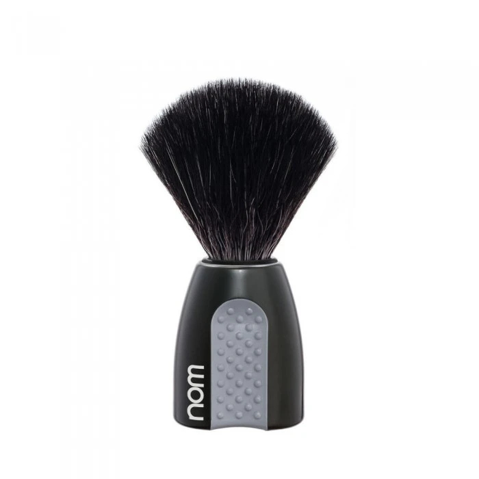 Nom Erik Black Shaving Brush (Black Synthetic) 3 Nom Erik Black Shaving Brush (Black Synthetic)