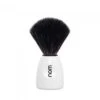 Nom Lasse White Shaving Brush (Black Synthetic)