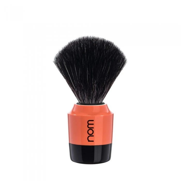 Nom Marten Coral Shaving Brush (Black Synthetic)