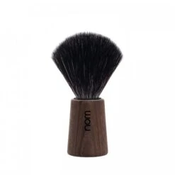 Nom Theo Dark Ash Shaving Brush (Black Synthetic)