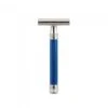Edwin Jagger 3ONE6 Stainless Steel Anodised Blue DE Safety Razor