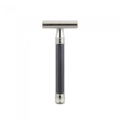 Edwin Jagger 3ONE6 Stainless Steel Anodised Gunmetal DE Safety Razor