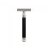 Edwin Jagger 3ONE6 Stainless Steel Anodised Black DE Safety Razor