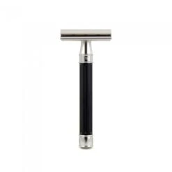 Edwin Jagger 3ONE6 Stainless Steel Anodised Black DE Safety Razor