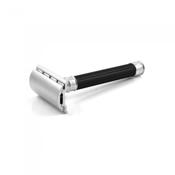 Edwin Jagger 3ONE6 Stainless Steel Anodised Black DE Safety Razor 4 Edwin Jagger 3ONE6 Stainless Steel Anodised Black DE Safety Razor - Image 2