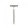Edwin Jagger 3ONE6 Stainless Steel Anodised Silver DE Safety Razor 2 Edwin Jagger 3ONE6 Stainless Steel Anodised Silver DE Safety Razor -Shave Master Pro pps dessga9bl front