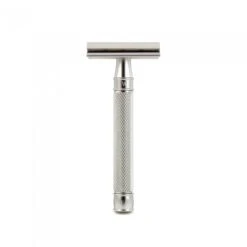 Edwin Jagger 3ONE6 Stainless Steel Knurled DE Safety Razor