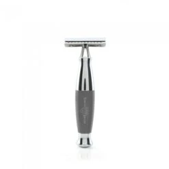 Edwin Jagger Grey & Chrome DE Safety Razor