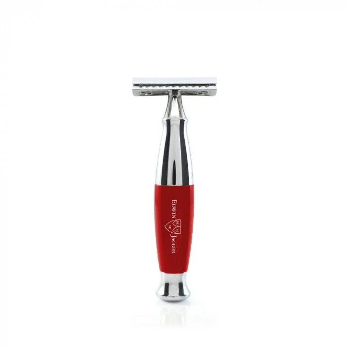 Edwin Jagger Red & Chrome DE Safety Razor 3 Edwin Jagger Red & Chrome DE Safety Razor