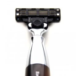 Edwin Jagger Imitation Horn & Chrome Mach 3 Razor 14 Edwin Jagger Imitation Horn & Chrome Mach 3 Razor -Shave Master Pro r362cr head