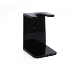 Edwin Jagger Imitation Ebony Shaving Brush (Black Synthetic) -Shave Master Pro rh6s